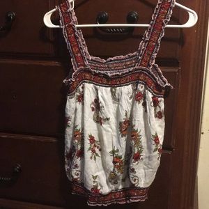 printed thick tank top